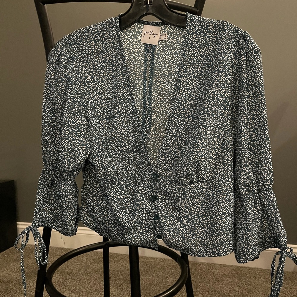 Oh Polly button up blouse Size S